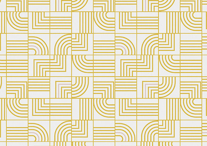 Maze, Yellow - Twist&Fit Roman Blind - Image 8